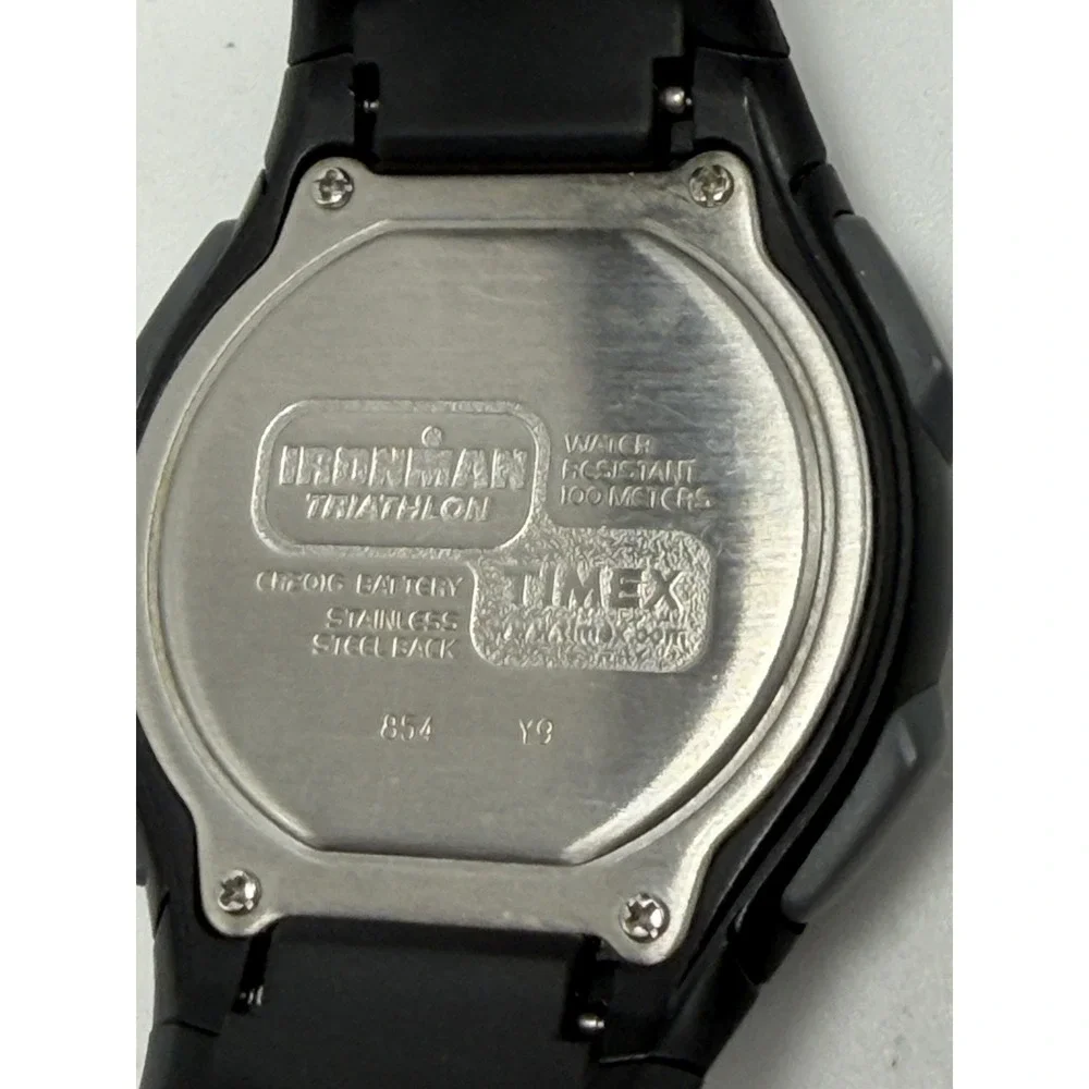 Timex 854 New Battery 2013 Mens Ironman Triathlon 40MM 8.5